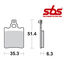 SBS 574 Brake Pad Kit