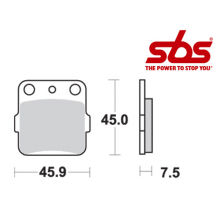 SBS 592 Brake Pad Kit