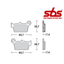 SBS 861 Brake Pad Kit