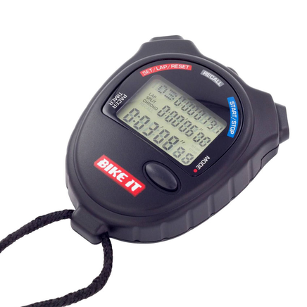 BIKE IT DIGITAL LCD STOPWATCH 50 LAP 10 HOUR TIME BIKE IT DIGITAL LCD STOPWATCH 50 LAP 10 HOUR TIME