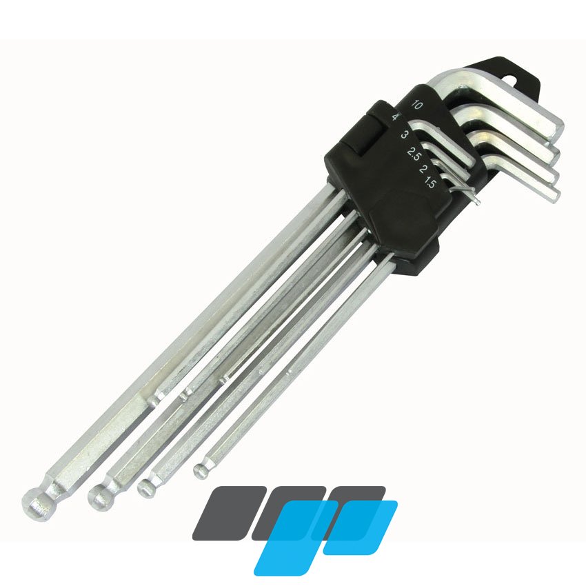 Ball End Long Allen Key Set