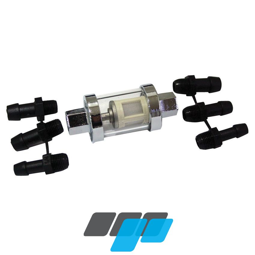 Glass Fuel Filter With Adaptors